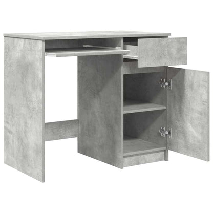 vidaXL Schreibtisch Betongrau 86x49x76 cm Holzwerkstoff