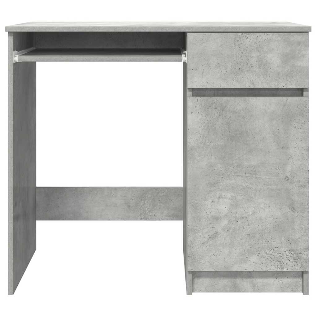 vidaXL Schreibtisch Betongrau 86x49x76 cm Holzwerkstoff