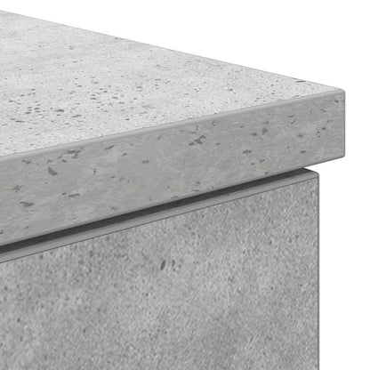 vidaXL Schreibtisch Betongrau 86x49x76 cm Holzwerkstoff