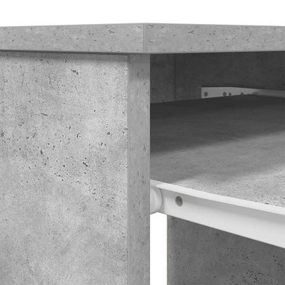 vidaXL Schreibtisch Betongrau 86x49x76 cm Holzwerkstoff