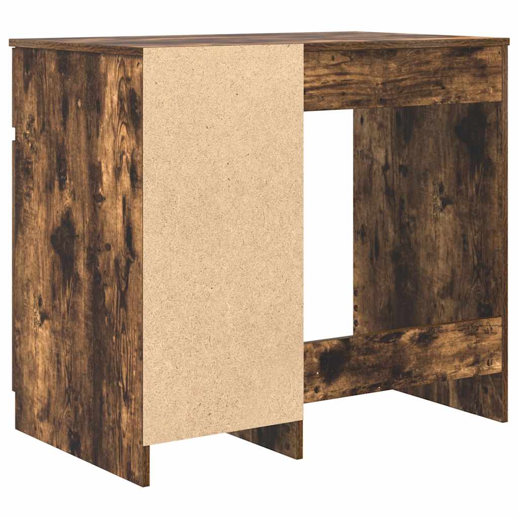 vidaXL Schreibtisch Räuchereiche 86x49x76 cm Holzwerkstoff