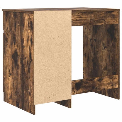 vidaXL Schreibtisch Räuchereiche 86x49x76 cm Holzwerkstoff