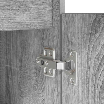 vidaXL Schreibtisch Grau Sonoma 86x49x76 cm Holzwerkstoff