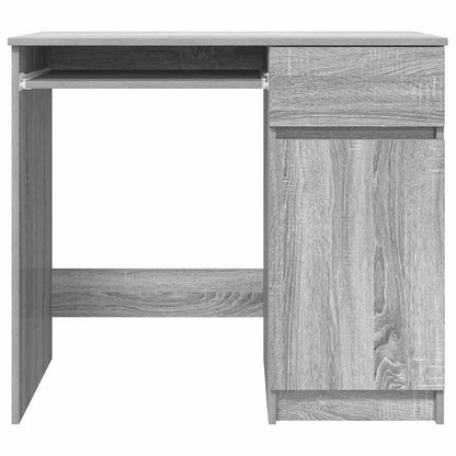 vidaXL Schreibtisch Grau Sonoma 86x49x76 cm Holzwerkstoff