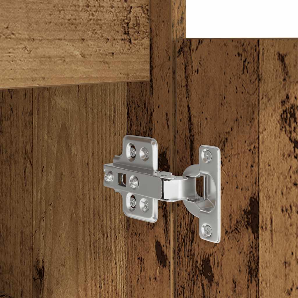 vidaXL Schreibtisch Altholz-Optik 86x49x76 cm Holzwerkstoff