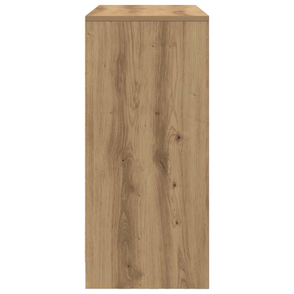 vidaXL Sideboard mit Schubladen und Türen Artisan-Eiche 70,5x34x74,5cm