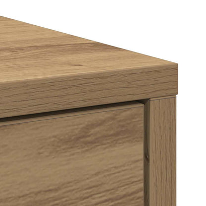 vidaXL Sideboard mit Schubladen und Türen Artisan-Eiche 70,5x34x74,5cm