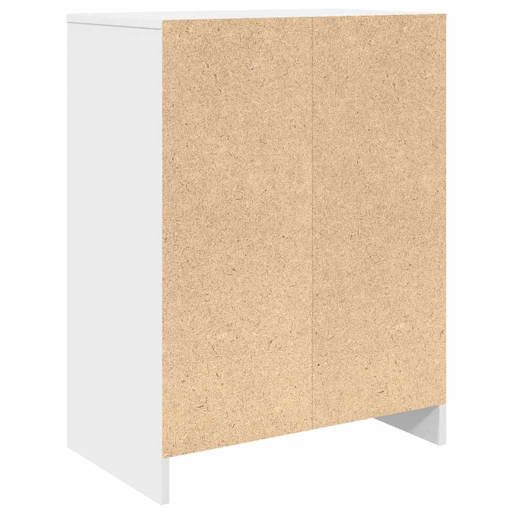 Schuhschrank Weiß 57x34x76 cm Holzwerkstoff