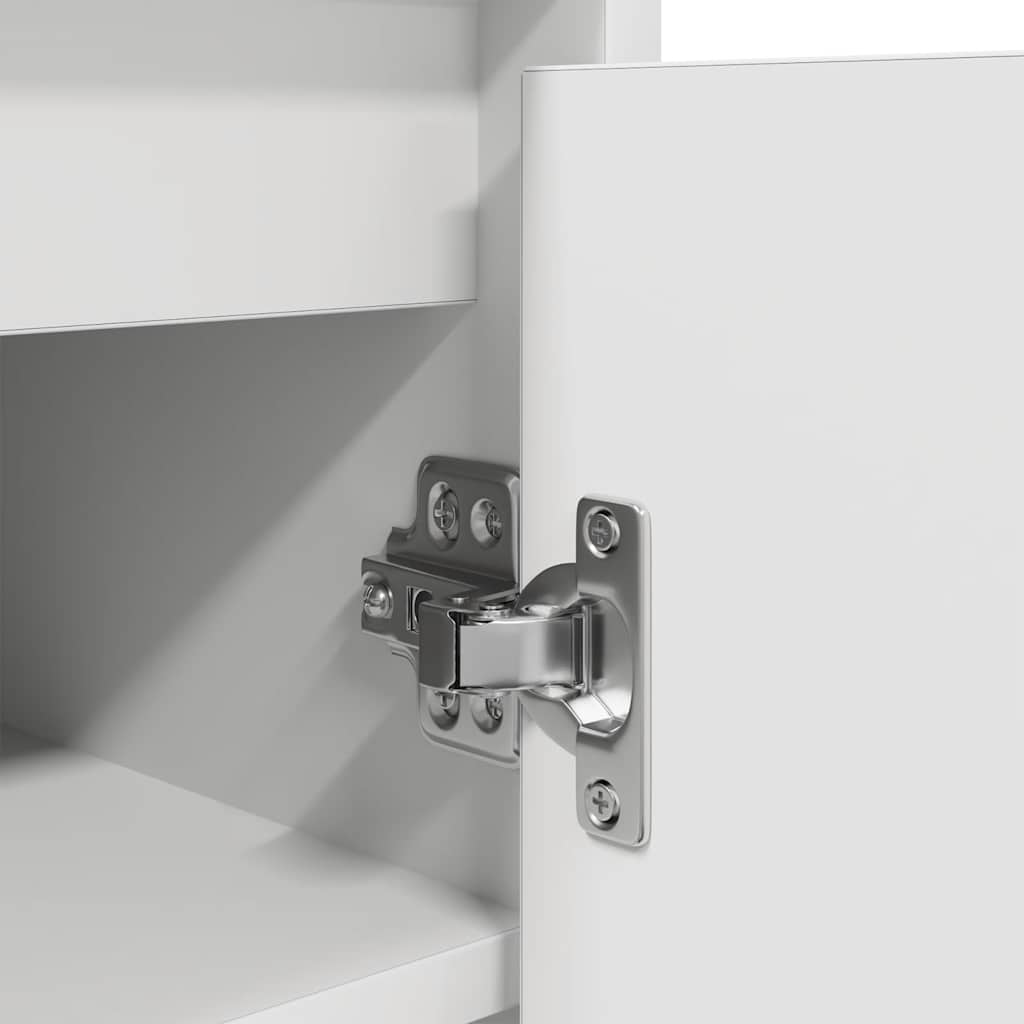 Schuhschrank Weiß 57x34x76 cm Holzwerkstoff