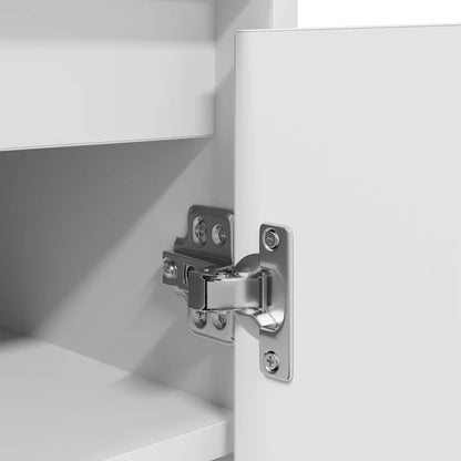 Schuhschrank Weiß 57x34x76 cm Holzwerkstoff