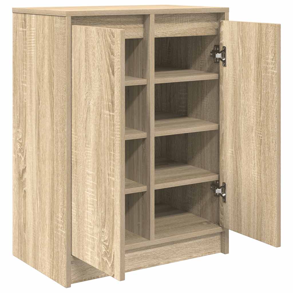 Schuhschrank Sonoma-Eiche 57x34x76 cm Holzwerkstoff