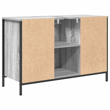 vidaXL Meuble sous-lavabo avec tiroirs Gris Sonoma 90x34,5x60cm