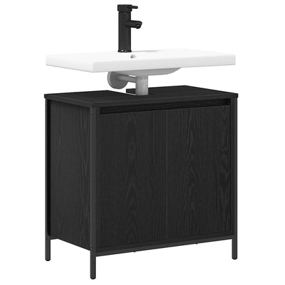 Meuble bas lavabo vidaXL Noir 60x34,5x60 cm