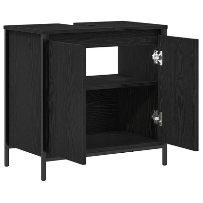 Meuble bas lavabo vidaXL Noir 60x34,5x60 cm