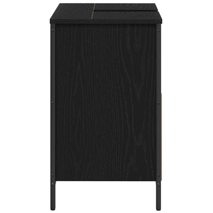 Meuble bas lavabo vidaXL Noir 60x34,5x60 cm