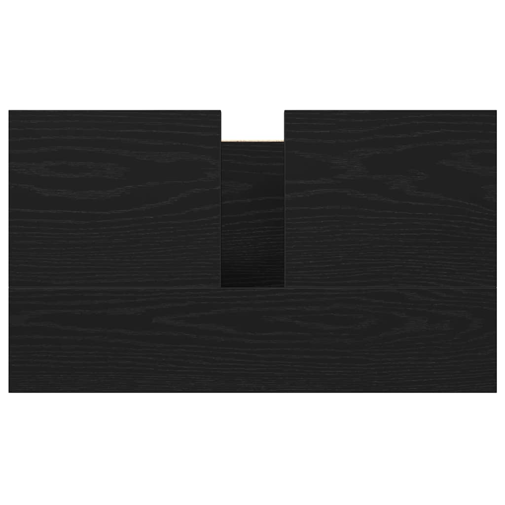 Meuble bas lavabo vidaXL Noir 60x34,5x60 cm