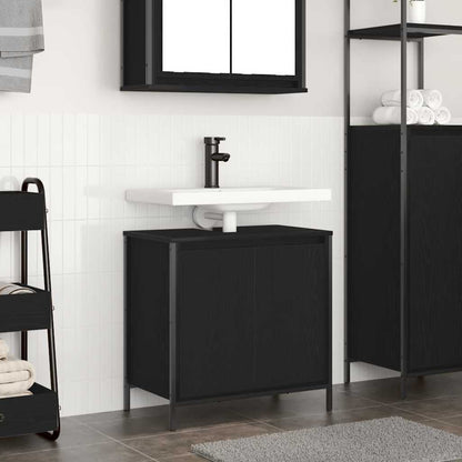 Meuble bas lavabo vidaXL Noir 60x34,5x60 cm