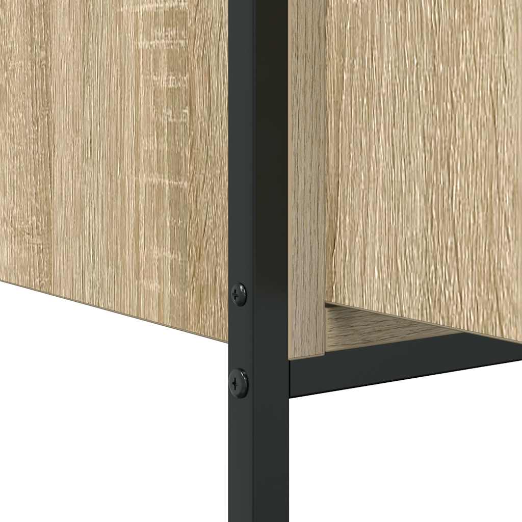vidaXL Waschbeckenunterschrank Sonoma-Eiche 60x34,5x60 cm