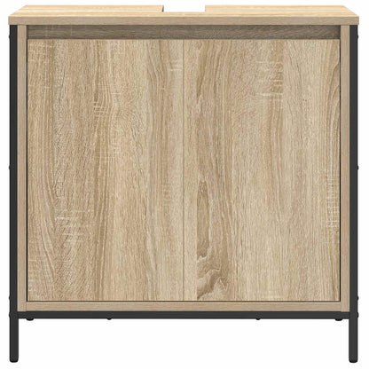 vidaXL Waschbeckenunterschrank Sonoma-Eiche 60x34,5x60 cm