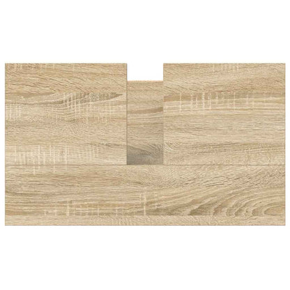 vidaXL Waschbeckenunterschrank Sonoma-Eiche 60x34,5x60 cm