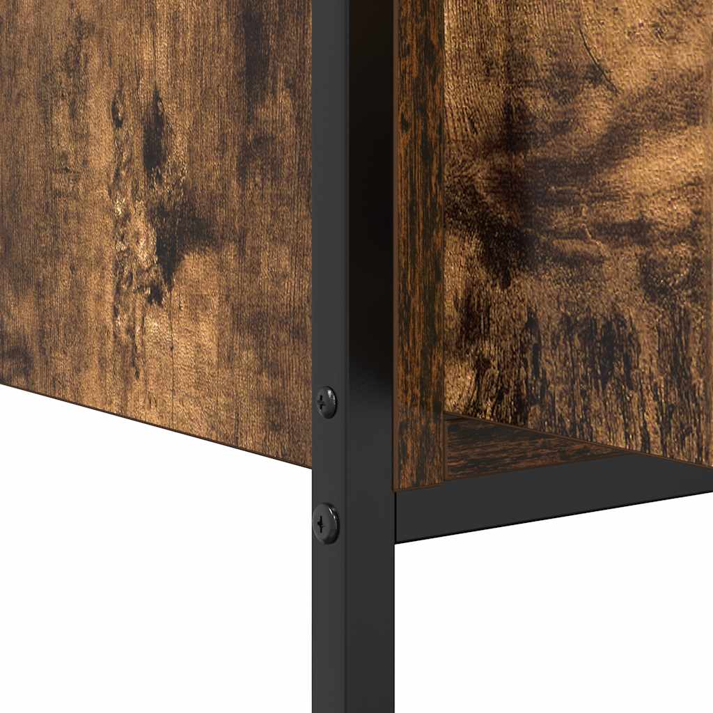 vidaXL Waschbeckenunterschrank Räuchereiche 60x34,5x60 cm