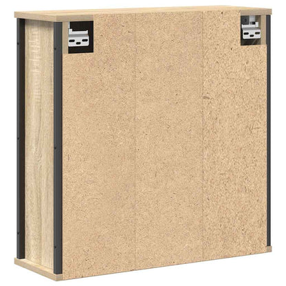 vidaXL Armoire murale de salle de bain avec miroir Chêne Sonoma 50x21x60 cm