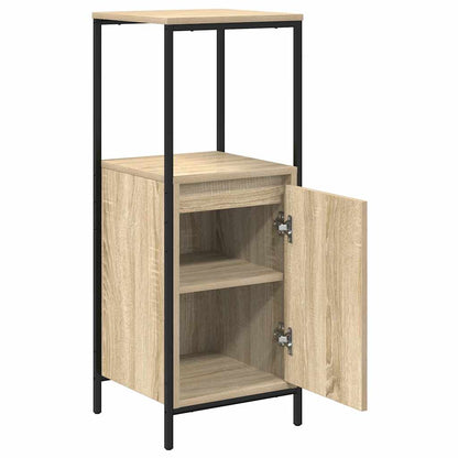 vidaXL Badschrank mit Regalen Sonoma-Eiche 36x35x95 cm