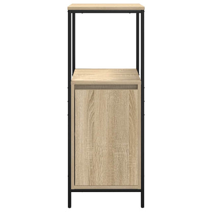 vidaXL Badschrank mit Regalen Sonoma-Eiche 36x35x95 cm