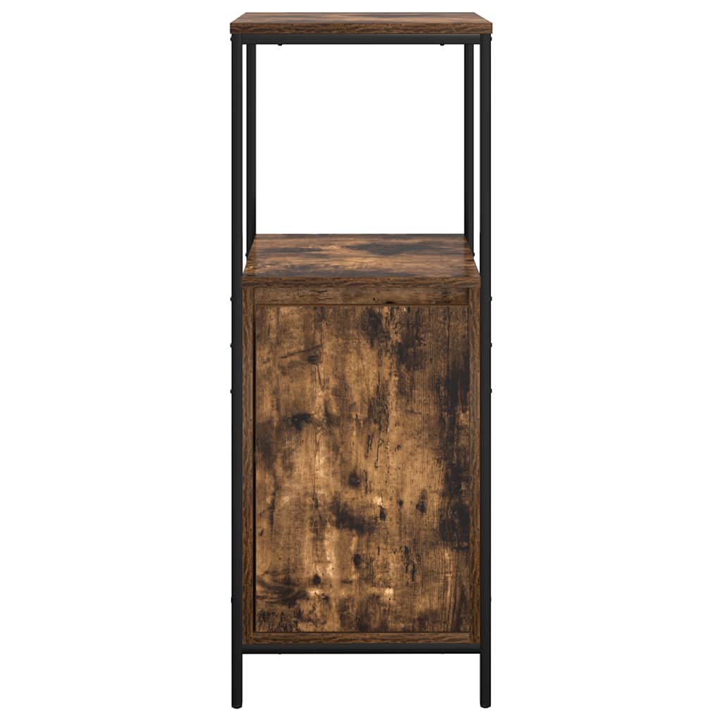 vidaXL Badschrank mit Regalen Räuchereiche 36x35x95 cm