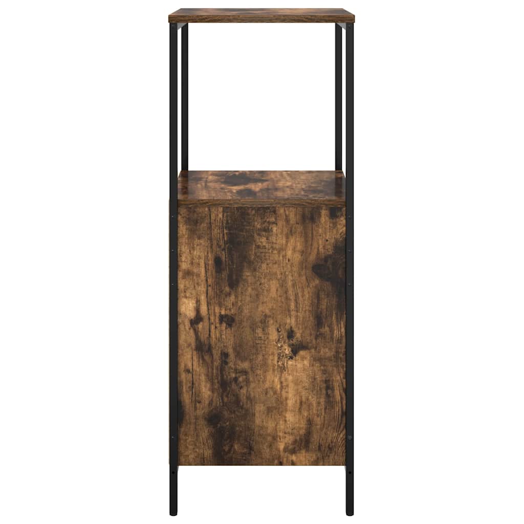 vidaXL Badschrank mit Regalen Räuchereiche 36x35x95 cm
