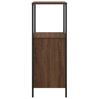 vidaXL Badschrank mit Regalen Braun Eichen-Optik 36x35x95 cm