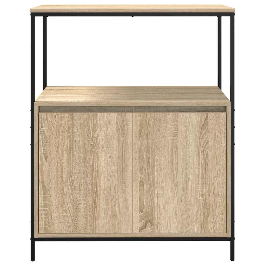 vidaXL Badschrank mit Regalen Sonoma-Eiche 76,5x35x95 cm