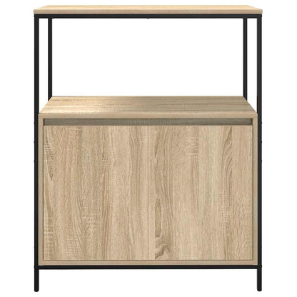vidaXL Badschrank mit Regalen Sonoma-Eiche 76,5x35x95 cm