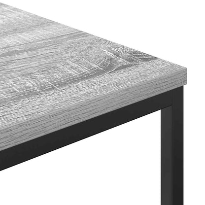 vidaXL Badschrank mit Regalen Grau Sonoma 76,5x35x95 cm