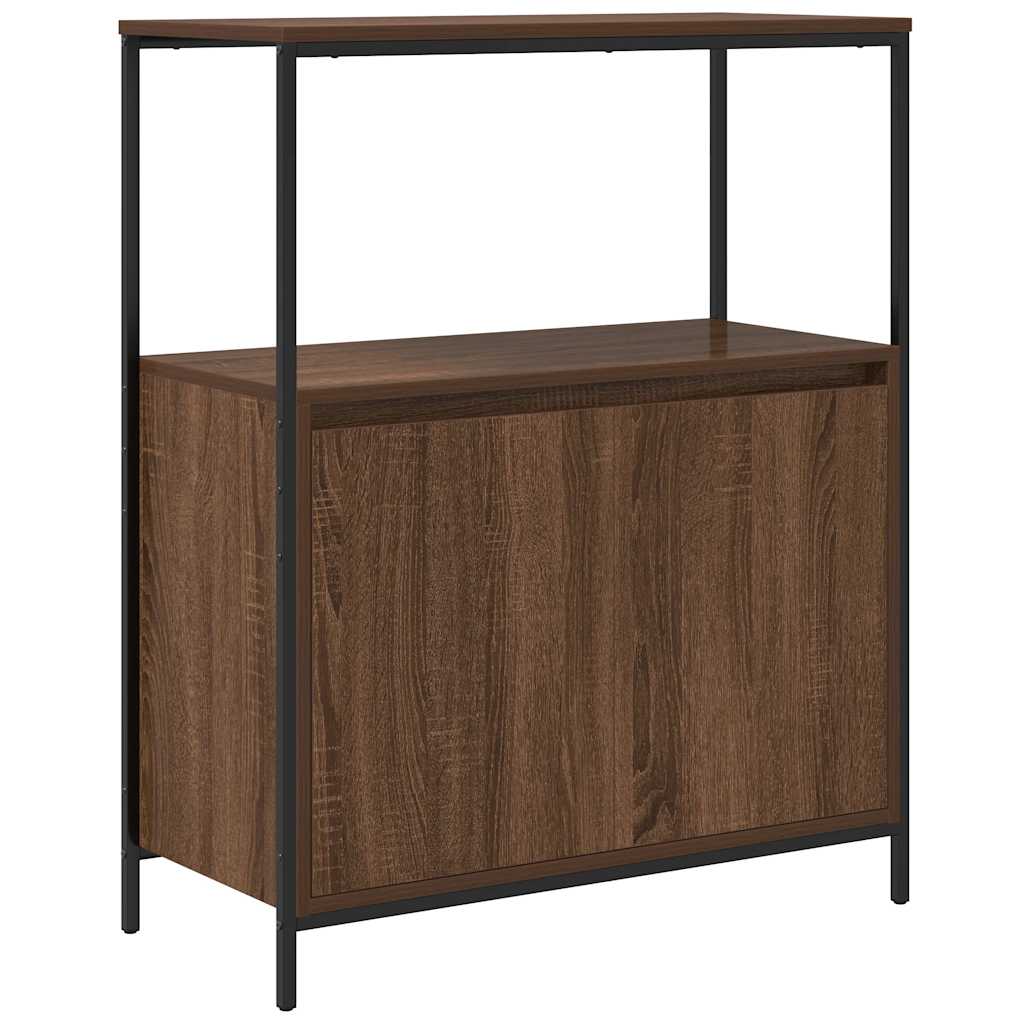vidaXL Meuble de salle de bain avec étagères Aspect chêne marron 76,5x35x95 cm