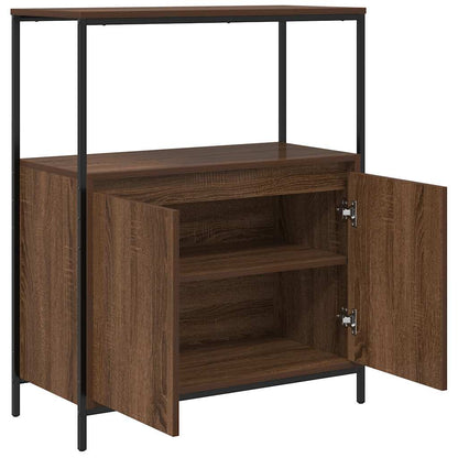 vidaXL Meuble de salle de bain avec étagères Aspect chêne marron 76,5x35x95 cm