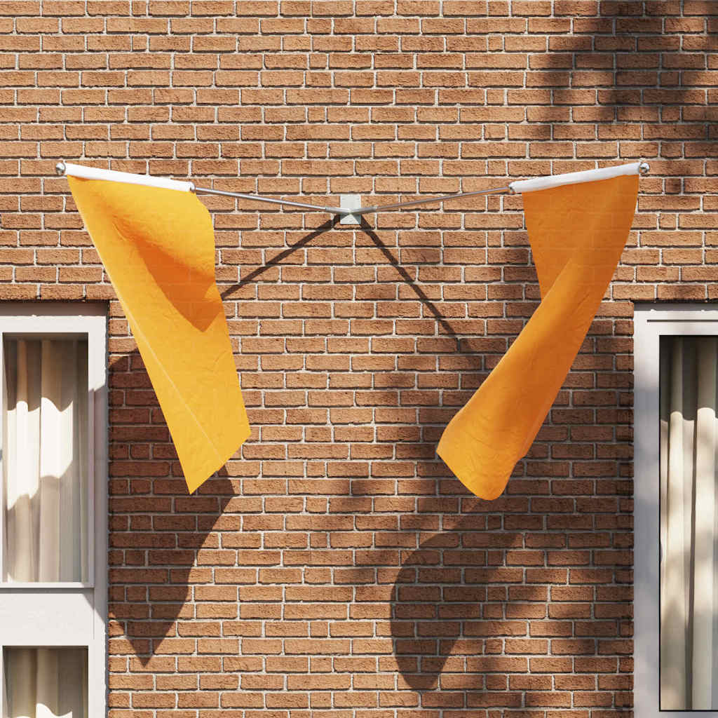 Fahnen Pole Holde Silber 11,5 x 7,5 x 0,2 cm Stahl