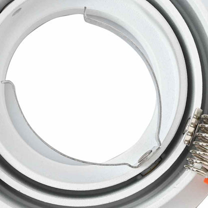 Spotlight 12 pcs Weiß 9 x 9 x 2 cm Aluminium