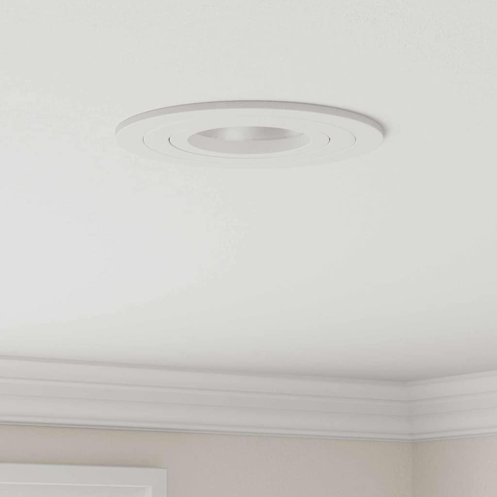 Spotlight 24 pcs Weiß 9 x 9 x 2 cm Aluminium