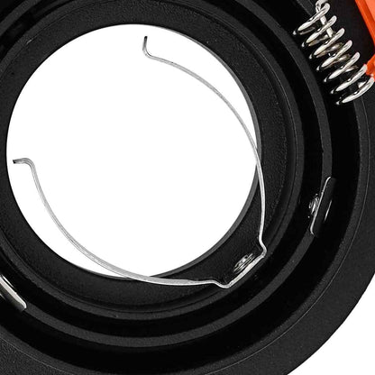 Spotlight 6 pcs Schwarz 9 x 9 x 2 cm Aluminium