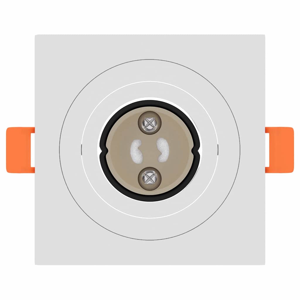 Spotlight 6 pcs Weiß 9 x 9 x 2 cm Aluminium