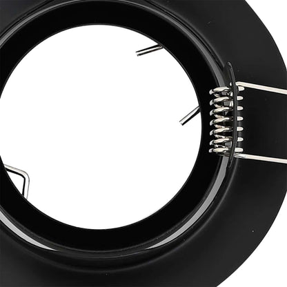 Spotlight 6 pcs Schwarz 9 x 9 x 2,5 cm Metall