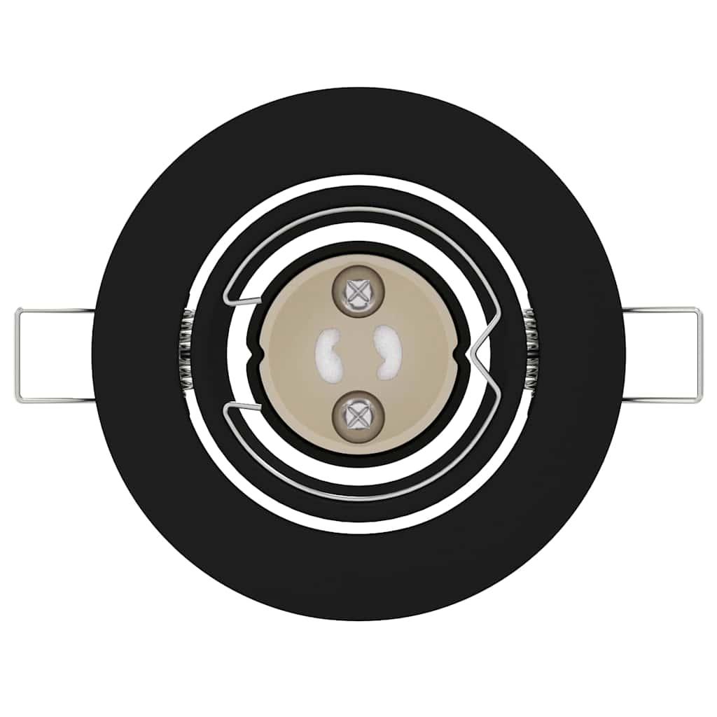 Spotlight 6 pcs Schwarz 9 x 9 x 2,5 cm Metall