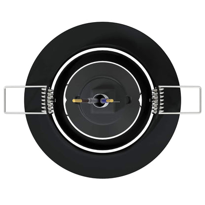 Spotlight 12 pcs Schwarz 9 x 9 x 2,5 cm Metall