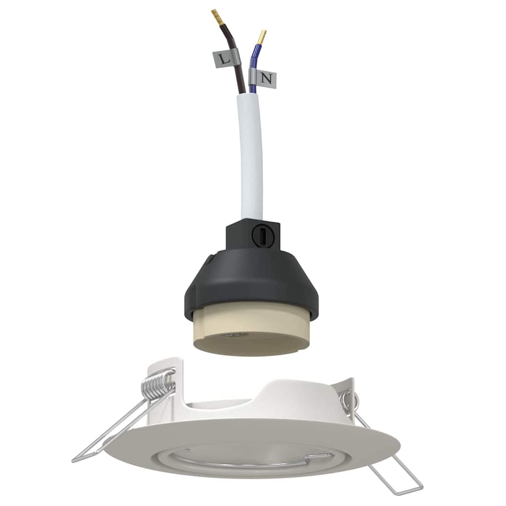 Spotlight 24 pcs Weiß 9 x 9 x 2,5 cm Metall