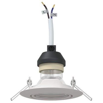 Spotlight 24 pcs Weiß 9 x 9 x 2,5 cm Metall