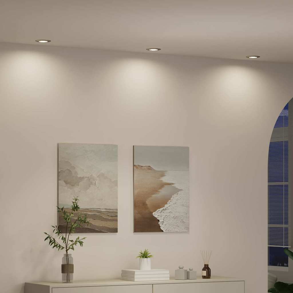 Spotlight 6 pcs Silber 9 x 9 x 2,5 cm Metall