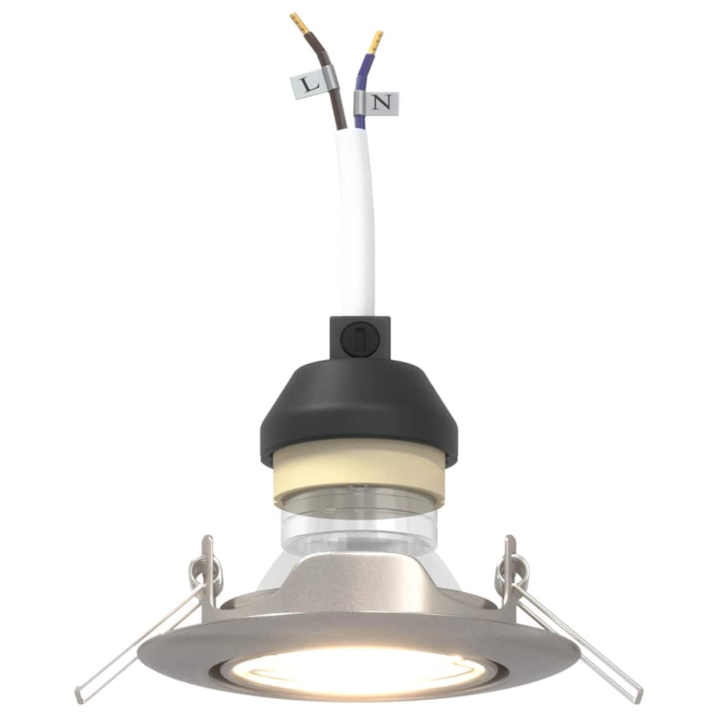 Spotlight 6 pcs Silber 9 x 9 x 2,5 cm Metall