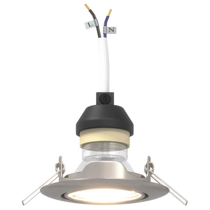 Spotlight 6 pcs Silber 9 x 9 x 2,5 cm Metall