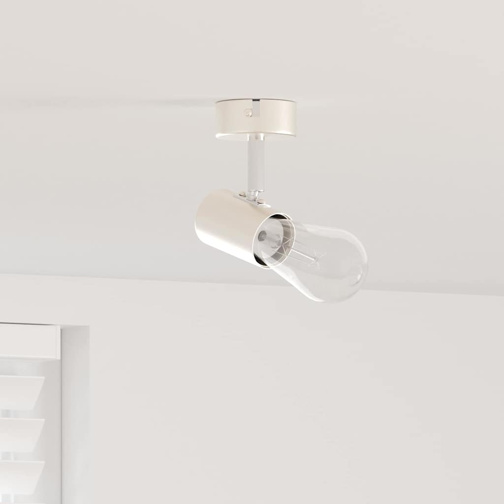 Deckenstrahler mit Strahlern Nickel 6,5 x 6 x 11,5 cm Metall